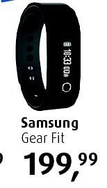 Aanbiedingen Samsung gear fit - Samsung - Geldig van 01/12/2014 tot 04/01/2015 bij Belcompany