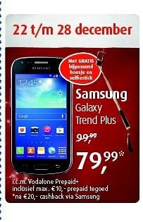 Aanbiedingen Samsung galaxy trend plus - Samsung - Geldig van 01/12/2014 tot 04/01/2015 bij Belcompany