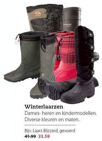 Aanbiedingen Winterlaarzen dames- heren en kindermodellen - Huismerk- Boerenbond - Geldig van 15/12/2014 tot 04/01/2015 bij Boerenbond