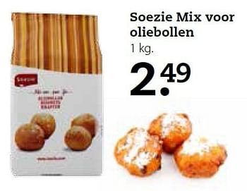 Aanbiedingen Soezie mix voor oliebollen - Soezie - Geldig van 15/12/2014 tot 04/01/2015 bij Boerenbond