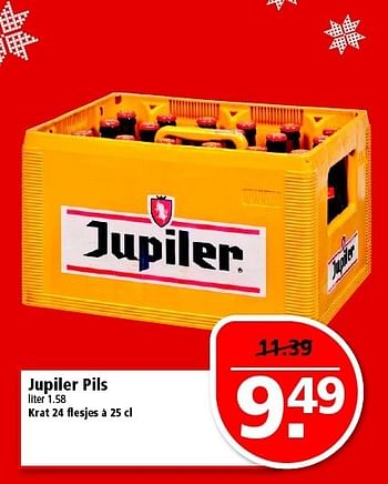 Aanbiedingen Jupiler pils - Jupiler - Geldig van 28/12/2014 tot 03/01/2015 bij Plus