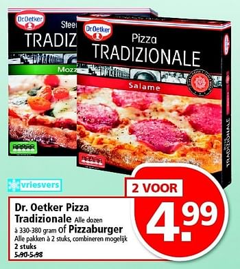 Aanbiedingen Dr. oetker pizza tradizionale - Dr. Oetker - Geldig van 28/12/2014 tot 03/01/2015 bij Plus