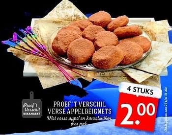 Aanbiedingen Proef `t verschil verse appelbeignets - Huismerk - Deka Markt - Geldig van 28/12/2014 tot 03/01/2015 bij Deka Markt