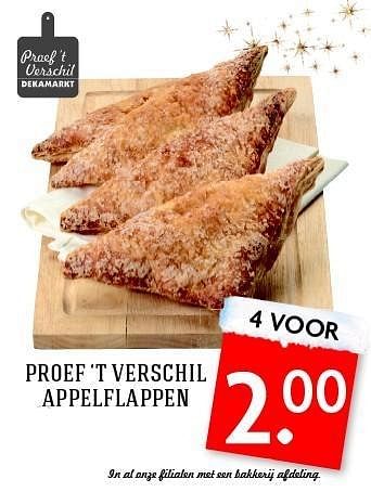 Aanbiedingen Proef `t verschil appelflappen - Huismerk - Deka Markt - Geldig van 28/12/2014 tot 03/01/2015 bij Deka Markt