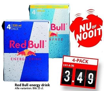 Aanbiedingen Red bull energy drink - Red Bull - Geldig van 28/12/2014 tot 03/01/2015 bij Deka Markt