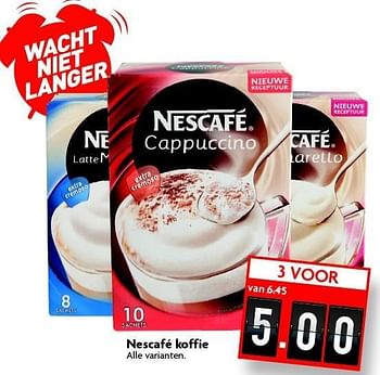 Aanbiedingen Nescafé koffie - Nescafe - Geldig van 28/12/2014 tot 03/01/2015 bij Deka Markt