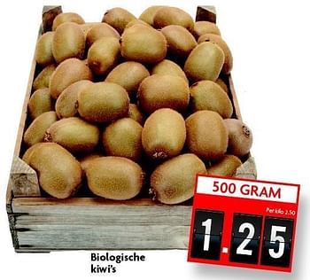 Aanbiedingen Biologische kiwi`s - Huismerk - Deka Markt - Geldig van 28/12/2014 tot 03/01/2015 bij Deka Markt