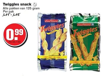 Aanbiedingen Twiggles snack  - Huismerk - Hoogvliet - Geldig van 27/12/2014 tot 01/01/2015 bij Hoogvliet