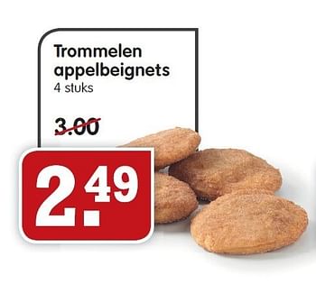 Aanbiedingen Trommelen appelbeignets - Trommelen - Geldig van 28/12/2014 tot 03/01/2015 bij Em-té