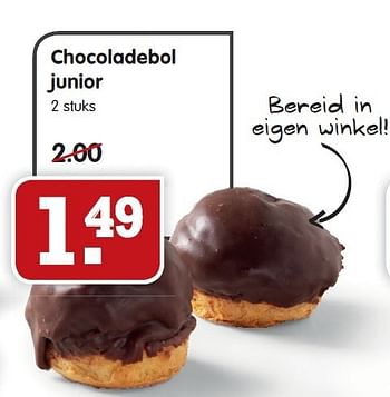 Aanbiedingen Chocoladebol junior - Huismerk - Em-té - Geldig van 28/12/2014 tot 03/01/2015 bij Em-té