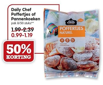 Aanbiedingen Daily chef poffertjes of pannenkoeken - Daily chef - Geldig van 28/12/2014 tot 03/01/2015 bij Em-té