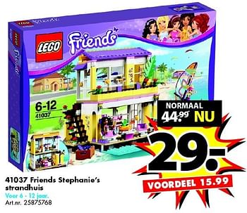 Aanbiedingen Friends stephanie`s strandhuis - Lego - Geldig van 27/12/2014 tot 11/01/2015 bij Bart Smit
