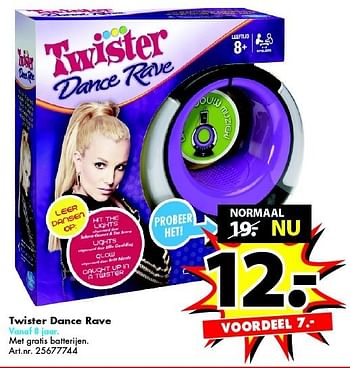 Aanbiedingen Twister dance rave - Twister - Geldig van 27/12/2014 tot 11/01/2015 bij Bart Smit