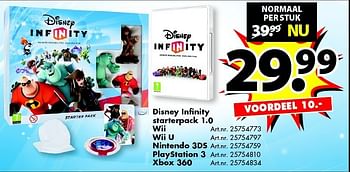 Aanbiedingen Disney infinity starterpack 1.0 - Disney - Geldig van 27/12/2014 tot 11/01/2015 bij Bart Smit