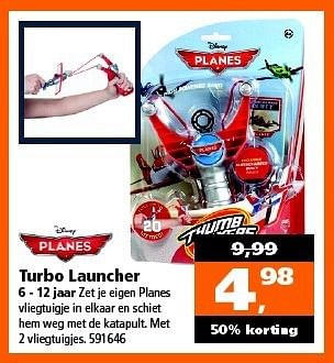 Aanbiedingen Turbo launcher 6 - 12 jaar zet je eigen planes - Disney - Geldig van 27/12/2014 tot 11/01/2015 bij Intertoys