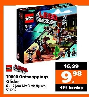 Aanbiedingen Ontsnappings glider - Lego - Geldig van 27/12/2014 tot 11/01/2015 bij Intertoys