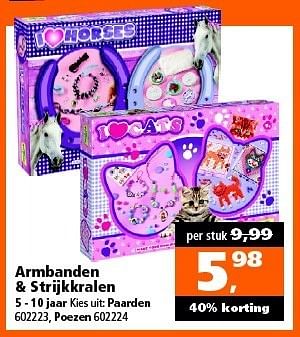 Aanbiedingen Armbanden + strijkkralen - Huismerk - Intertoys - Geldig van 27/12/2014 tot 11/01/2015 bij Intertoys