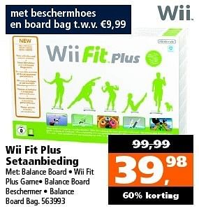 Aanbiedingen Wii fit plus setaanbieding met: balance board - Nintendo - Geldig van 27/12/2014 tot 11/01/2015 bij Intertoys