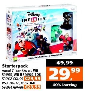 Aanbiedingen Starterpack - Disney - Geldig van 27/12/2014 tot 11/01/2015 bij Intertoys