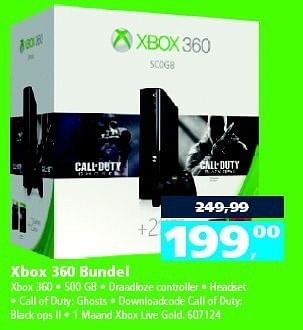 Aanbiedingen Xbox 360 bundel - Microsoft Game Studios - Geldig van 27/12/2014 tot 11/01/2015 bij Intertoys