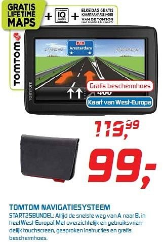 Aanbiedingen Tomtom navigatiesysteem altijd de snelste weg van a naar b - TomTom - Geldig van 29/12/2014 tot 11/01/2015 bij BCC