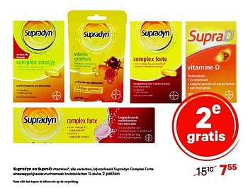 Aanbiedingen Supradyn en suprad vitamines - Supradyn - Geldig van 29/12/2014 tot 11/01/2015 bij Etos