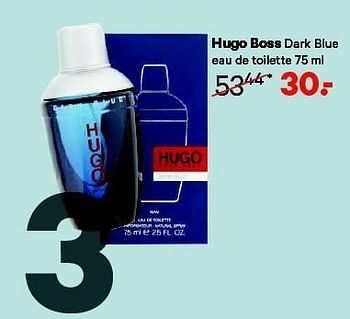 Aanbiedingen Hugo boss dark blue eau de toilette - Hugo Boss - Geldig van 29/12/2014 tot 11/01/2015 bij Etos