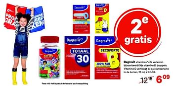 Aanbiedingen Dagravit vitamines alle varianten bijvoorbeeld kids - Dagravit - Geldig van 29/12/2014 tot 11/01/2015 bij Etos