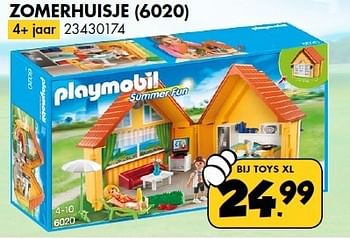 Aanbiedingen Zomerhuisje - Playmobil - Geldig van 29/12/2014 tot 25/01/2015 bij Toys XL