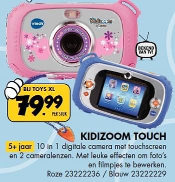 Aanbiedingen Kidizoom touch 10 in 1 digitale camera met touchscreen - Vtech - Geldig van 29/12/2014 tot 25/01/2015 bij Toys XL