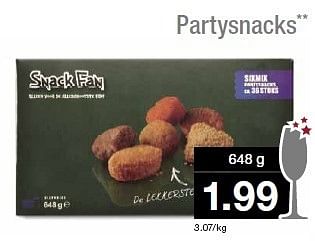 Aanbiedingen Partysnacks - Snack Fan - Geldig van 31/12/2014 tot 06/01/2015 bij Aldi