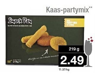 Aanbiedingen Kaas-partymix - Snack Fan - Geldig van 31/12/2014 tot 06/01/2015 bij Aldi