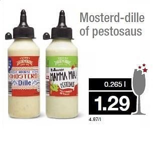 Aanbiedingen Mosterd-dille of pestosaus - Huismerk - Aldi - Geldig van 31/12/2014 tot 06/01/2015 bij Aldi