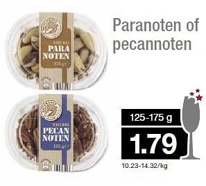 Aanbiedingen Paranoten of pecannoten - Huismerk - Aldi - Geldig van 31/12/2014 tot 06/01/2015 bij Aldi