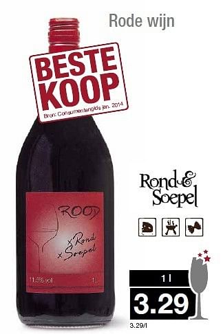 Aanbiedingen Rode wijn - Rode wijnen - Geldig van 31/12/2014 tot 06/01/2015 bij Aldi