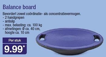 Aanbiedingen Balance board bevordert zowel coördinatie- als concentratievermogen - Huismerk - Aldi - Geldig van 31/12/2014 tot 06/01/2015 bij Aldi