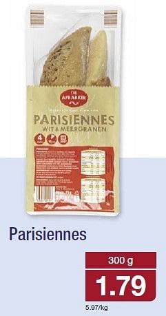 Aanbiedingen Parisiennes - Huismerk - Aldi - Geldig van 31/12/2014 tot 06/01/2015 bij Aldi