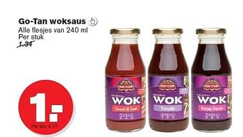 Aanbiedingen Go-tan woksaus  - Go Tan - Geldig van 02/01/2015 tot 06/01/2015 bij Hoogvliet