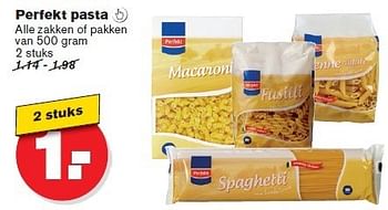 Aanbiedingen Perfekt pasta  - Perfekt - Geldig van 02/01/2015 tot 06/01/2015 bij Hoogvliet