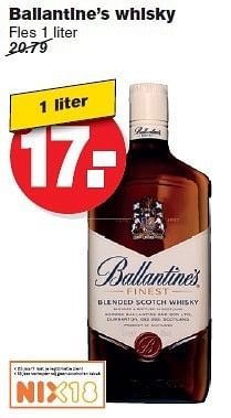 Aanbiedingen Ballantine`s whisky - Ballantine's - Geldig van 02/01/2015 tot 06/01/2015 bij Hoogvliet