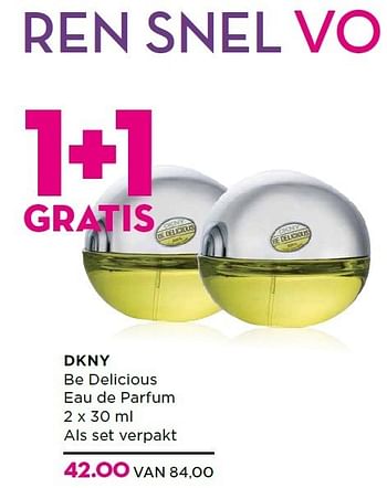 Aanbiedingen Dkny be delicious eau de parfum - DKNY - Geldig van 27/12/2014 tot 18/01/2015 bij Ici Paris XL