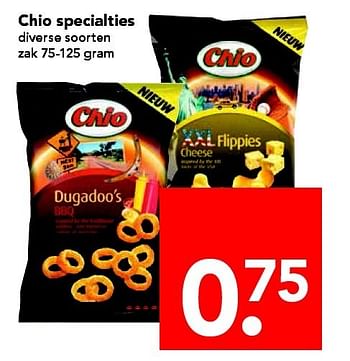 Aanbiedingen Chio specialties - Chio - Geldig van 04/01/2015 tot 10/01/2015 bij Deen Supermarkten