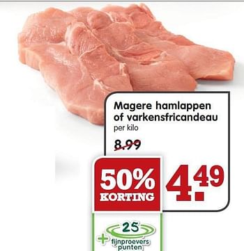 Aanbiedingen Magere hamlappen of varkensfricandeau - Huismerk - Em-té - Geldig van 04/01/2015 tot 10/01/2015 bij Em-té