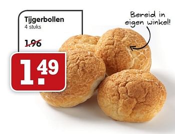 Aanbiedingen Tijgerbollen - Huismerk - Em-té - Geldig van 04/01/2015 tot 10/01/2015 bij Em-té