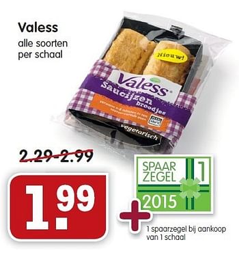 Aanbiedingen Valess - Valess - Geldig van 04/01/2015 tot 10/01/2015 bij Em-té