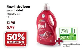 Aanbiedingen Fleuril vloeibaar wasmiddel - Fleuril - Geldig van 04/01/2015 tot 10/01/2015 bij Em-té