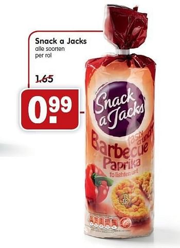 Aanbiedingen Snack a jacks - Snack a Jacks - Geldig van 04/01/2015 tot 10/01/2015 bij Em-té