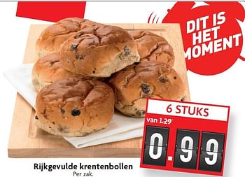 Aanbiedingen Rijkgevulde krentenbollen - Huismerk - Deka Markt - Geldig van 04/01/2015 tot 10/01/2015 bij Deka Markt