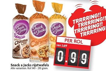 Aanbiedingen Snack a jacks rijstwafels - Snack a Jacks - Geldig van 04/01/2015 tot 10/01/2015 bij Deka Markt