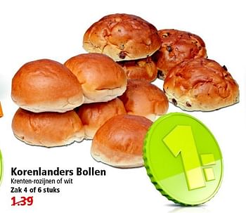 Aanbiedingen Korenlanders bollen - Huismerk - Plus - Geldig van 04/01/2015 tot 10/01/2015 bij Plus